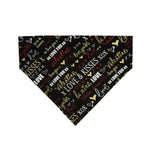 Valentines Love & Kisses Dog Bandana