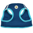 Load image into Gallery viewer, Up Country Navy and Aqua Small Dog Vest Dog Harness