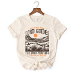 The Lord Provides Christian T-Shirt, Retro Western Desert Worship White and Natural Tee