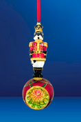 Load image into Gallery viewer, Westminster Raccoon Glass Christmas Ornament