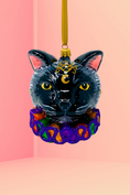 Load image into Gallery viewer, Noble Cat Polish Glass Ornament