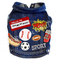 Load image into Gallery viewer, Sports Guys Denim Dog Jacket for dogs