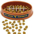 Load image into Gallery viewer, West Virginia Football Slow Feeder Bowl