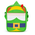 Load image into Gallery viewer, Elf Bag, Cross Body, Buddy The Elf Character Bound, Green, Vegan Leather