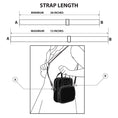 Load image into Gallery viewer, DC Comics Bag, Cross Body, Batman Embossed Armor Texture Black, Vegan Leather