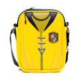 Load image into Gallery viewer, The Wizarding World of Harry Potter Vegan Leather Crossbody Bag with Adjustable Straps, Hogwarts Hufflepuff Quidditch Uniform