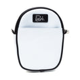 Load image into Gallery viewer, Horror Movies Vegan Leather Cross Body Bag, Emily the Corpse Bride Face Applique Pale Blue