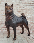 Load image into Gallery viewer, Shiba Inu Puppy Dog Bronze Sculpture Statue Figurine Collectible Art