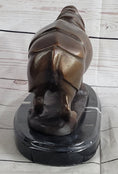 Load image into Gallery viewer, Signed Salvador Dali White Rhinoceros African Rhino Wild Life Bronze Sculpture Statue Art