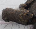 Load image into Gallery viewer, Labrador Retriever and Puppy Bronze Sculpture Dog Figure Figurine Decor 4" x 8"