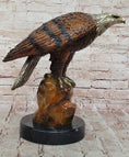 Load image into Gallery viewer, Jules Moigniez Inspired Bronze Eagle – Wildlife Art Sculpture
