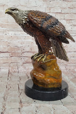 Jules Moigniez Inspired Bronze Eagle – Wildlife Art Sculpture
