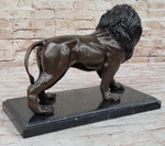Hot Cast Bronze Hunting Lion Puma Lioness Jungle Safari Statue Sculpture Figurine