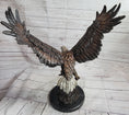 Load image into Gallery viewer, Landing Eagle Bronze Metal Statue Sculpture Indoor Outdoor 23" x 18"