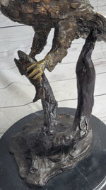 Landing Eagle Bronze Metal Statue Sculpture Indoor Outdoor 23
