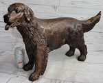 Golden Retriever Puppy Dog Bronze Metal Life Size Statue Sculpture 26