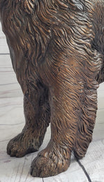 Golden Retriever Puppy Dog Bronze Metal Life Size Statue Sculpture 26