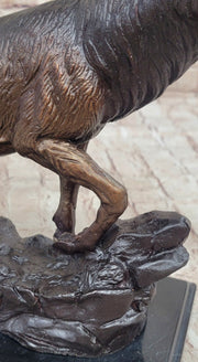 Bronze Marble Statue Elk Deer Caribou Buck Stag Lodge Sculpture Figure