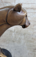 Load image into Gallery viewer, Limited Edition Marius Cougar Female Lion Bronze Sculpture Marble Statue Figurine