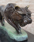 Load image into Gallery viewer, Hot Cast Bronze Sculpture of Cougar Mountain Lion Panther w/ Special Patina Finish