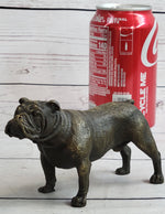 English Bulldog Miniature Bronze Statue Sculpture Figure Figurine Original Art 3