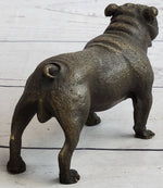 English Bulldog Miniature Bronze Statue Sculpture Figure Figurine Original Art 3