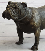 English Bulldog Miniature Bronze Statue Sculpture Figure Figurine Original Art 3