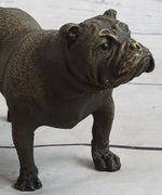 English Bulldog Miniature Bronze Statue Sculpture Figure Figurine Original Art 3