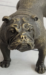 English Bulldog Miniature Bronze Statue Sculpture Figure Figurine Original Art 3
