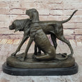 Load image into Gallery viewer, Service Dogs Hunting Hound Retriever Dog Hot Cast Bronze Sculpture Statue Decor