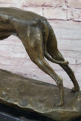 Load image into Gallery viewer, FREMIET GREYHOUNDS RACING DOG BRONZE SCULPTURE HOT CAST HOME OFFICE DECORATION