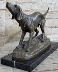 Load image into Gallery viewer, Hunting Dog Wolfhound Bronze Marble Statue Bookend Sculpture Artwork Gift Sale