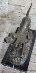 Load image into Gallery viewer, Hunting Dog Wolfhound Bronze Marble Statue Bookend Sculpture Artwork Gift Sale