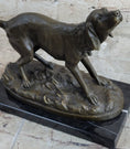 Load image into Gallery viewer, Hunting Dog Wolfhound Bronze Marble Statue Bookend Sculpture Artwork Gift Sale