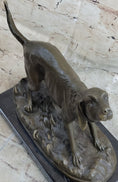 Load image into Gallery viewer, Hunting Dog Wolfhound Bronze Marble Statue Bookend Sculpture Artwork Gift Sale