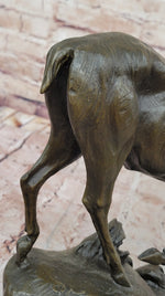 Milo “Stag by Lecourtier” Reproduction – Majestic Deer Bronze Sculpture
