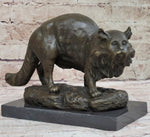 Persian Cat by Charles Emile Jonchery Bronze Sculpture Figurine Collectible 7