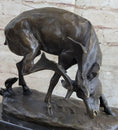 Load image into Gallery viewer, Buck Deer Elk Stag Wildlife Art Cabin Lodge Sportsman Art Bronze Marble Statue