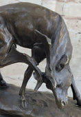 Load image into Gallery viewer, Buck Deer Elk Stag Wildlife Art Cabin Lodge Sportsman Art Bronze Marble Statue