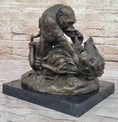Load image into Gallery viewer, Bronze Sculpture Statue of a Gorilla vs. Lion by Clovis Edmon Masson