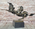 Load image into Gallery viewer, Abstract Galloping Horses Bronze Sculpture Original Equine Art Signed by Milo - Southlake Paws