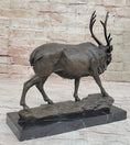 Load image into Gallery viewer, Signed Milo Male Deer Stag Buck Wildlife Bronze Sculpture Statue Figurine Art
