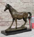 Load image into Gallery viewer, Arabian Horse Bronze Statue Sculpture PJ Mene Equestrian Stables Decor 10" x 11"