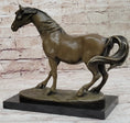 Load image into Gallery viewer, Arabian Horse Bronze Statue Sculpture PJ Mene Equestrian Stables Decor 10" x 11"