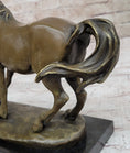 Load image into Gallery viewer, Arabian Horse Bronze Statue Sculpture PJ Mene Equestrian Stables Decor 10" x 11"