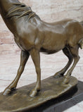Load image into Gallery viewer, Arabian Horse Bronze Statue Sculpture PJ Mene Equestrian Stables Decor 10" x 11"