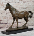Load image into Gallery viewer, Arabian Horse Bronze Statue Sculpture PJ Mene Equestrian Stables Decor 10" x 11"