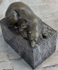 Load image into Gallery viewer, Signed Original Milo Polar Bear Bronze Sculpture Marble Base Figurine Figure Art