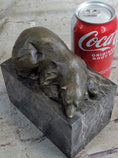 Load image into Gallery viewer, Signed Original Milo Polar Bear Bronze Sculpture Marble Base Figurine Figure Art