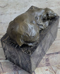 Load image into Gallery viewer, Signed Original Milo Polar Bear Bronze Sculpture Marble Base Figurine Figure Art